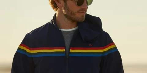 Man in Outerknown Sustainable Jacket